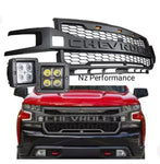 Parrilla Faros Led Chevrolet Silverado 1500 2019-2022