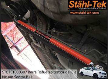 Barra Refuerzo Tensor del eje trasero (Rear Stress Bar) Sentra B17 Mk7 2013-2021