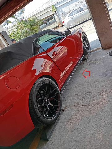 sides skirts para chevrolet camaro 2010-2015