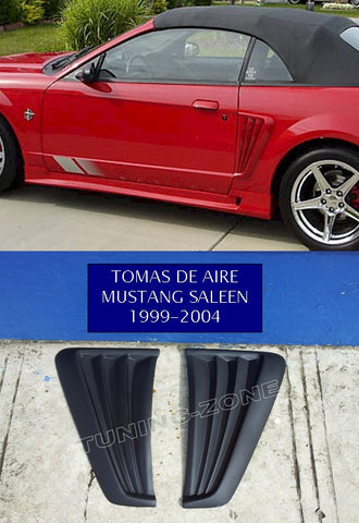 tomas de aire salpicadero saleen ford mustang 1999-2004