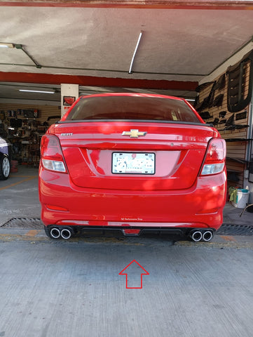 rear diffuser chevrolet beat sedan