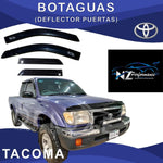 deflector toyota Tacoma  Doble Cabina  05-12 (4 pz.)